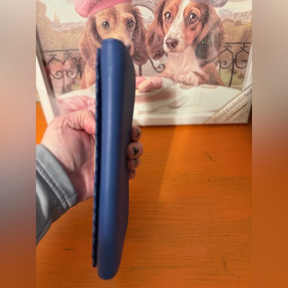 Kate Spade Cyndy Royal Blue Scalloped Continental Wallet EUC - Picture 5 of 10